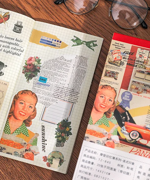 20 Sheets Modern Memory Sticker Book-Himinee.com