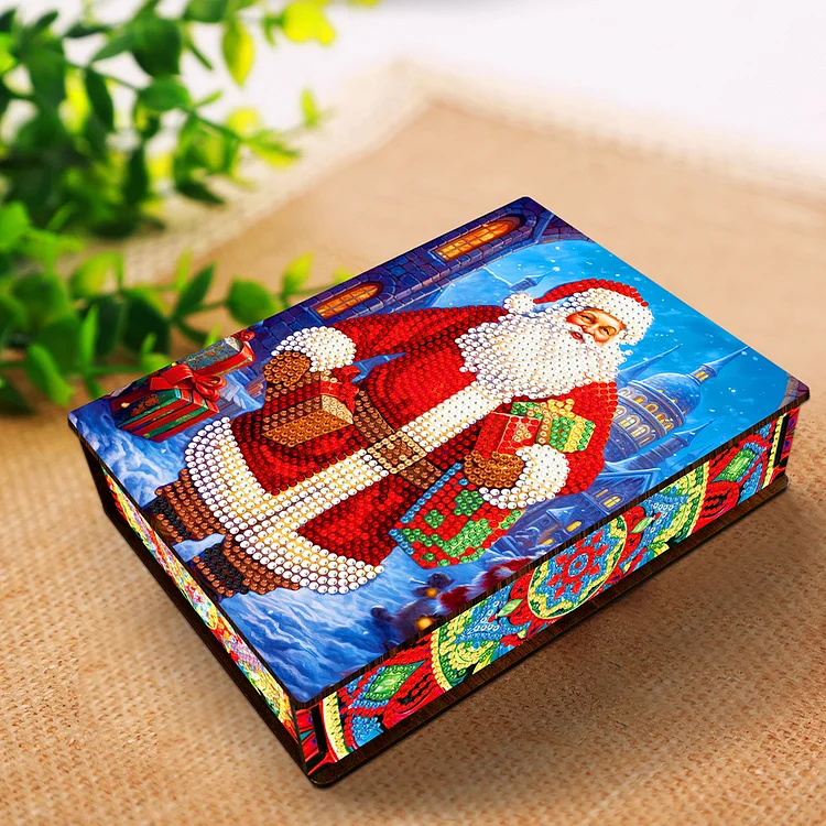 Christmas Xmas Bell Diamond Art Storage Case