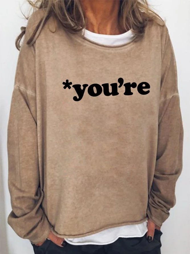 Long Sleeve Crew Neck *You're Casual Sweatshirt