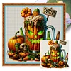 (Multi-Style) Halloween Magic Drinks-14CT Stamped Cross Stitch 50*50cm/19.69*19.69in