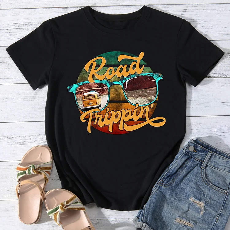 Road Trippin Sunglasses T-Shirt-014210-Annaletters