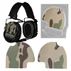2Pcs 2-in-1 Magic Patch Headphones Sticker for COMTAC II/III/V/VI (Camouflage)