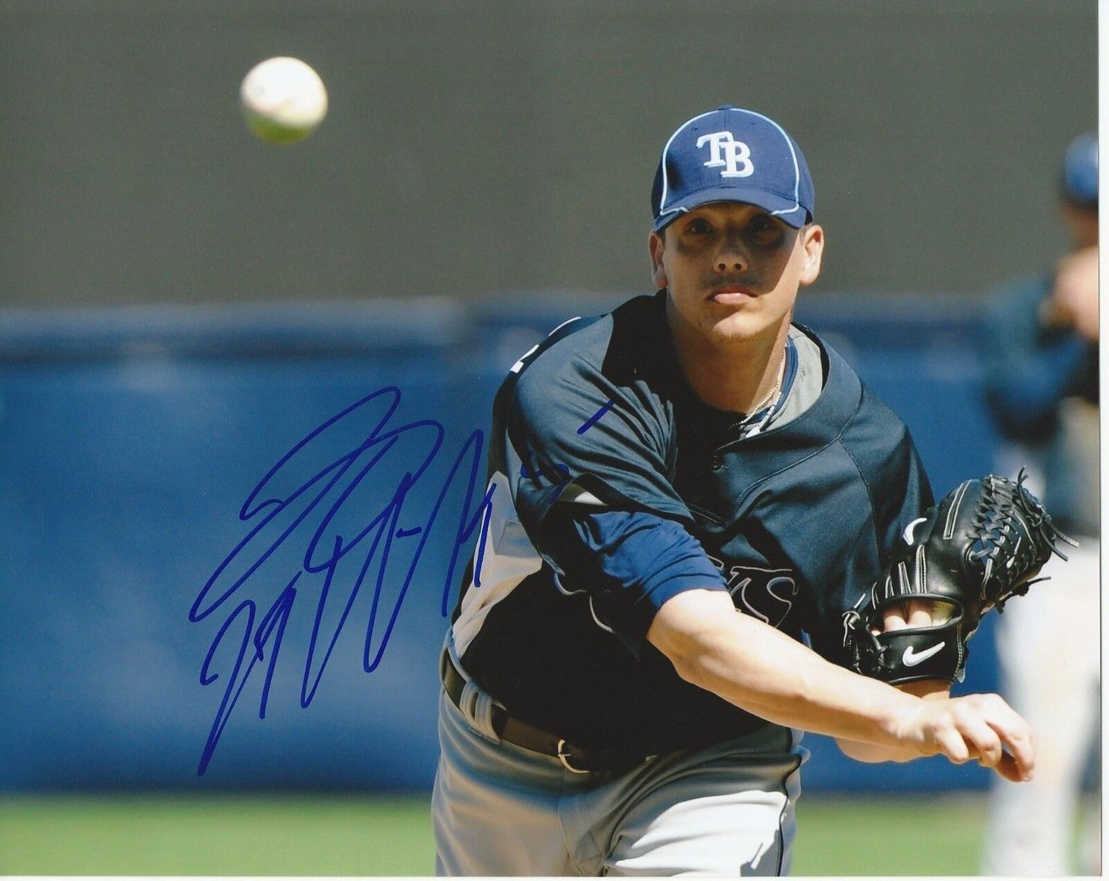 **GFA Tampa Bay Rays *JEREMY HELLICKSON* Signed 8x10 Photo Poster painting AD1 COA**