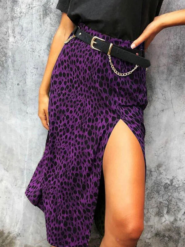 Sexy Leopard Print Women's Skirt