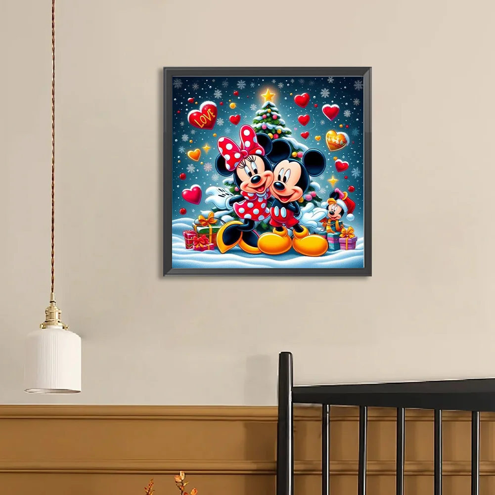 Diamond Painting - Full Round Drill - Mickey Minnie(Canvas|40*40cm)