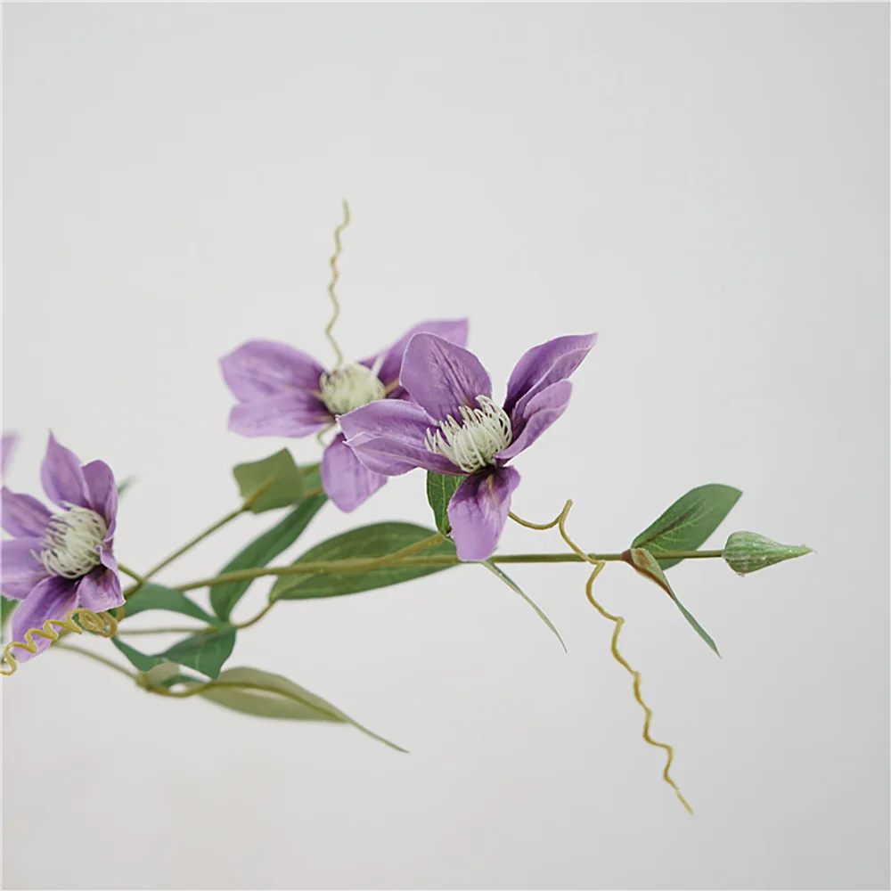 Natural simulation clematis fake flower desktop decoration living room decoration