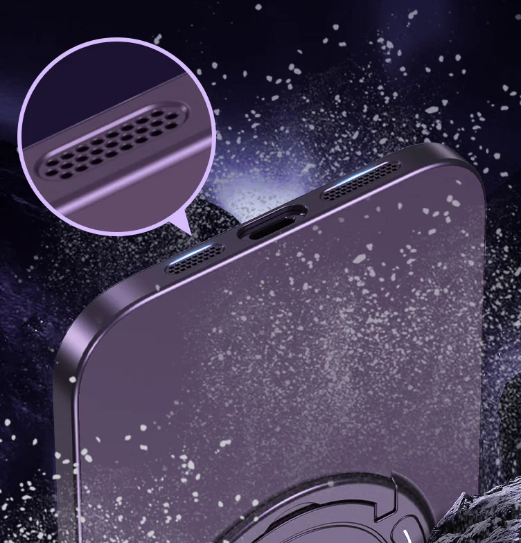 Suitable for iPhone 13/14 Series Magnetic Invisible Bracket Phone Case