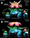 1/20 Scale World Zukan Evolution of Venusaur Set - Pokemon Resin Statue - Wang Wang Studio