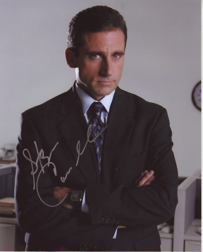 STEVE CARELL AUTOGRAPH SIGNED PP Photo Poster painting POSTER