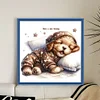 Sleeping Puppy-11CT Stamped Cross Stitch 40*40cm/15.75*15.75in