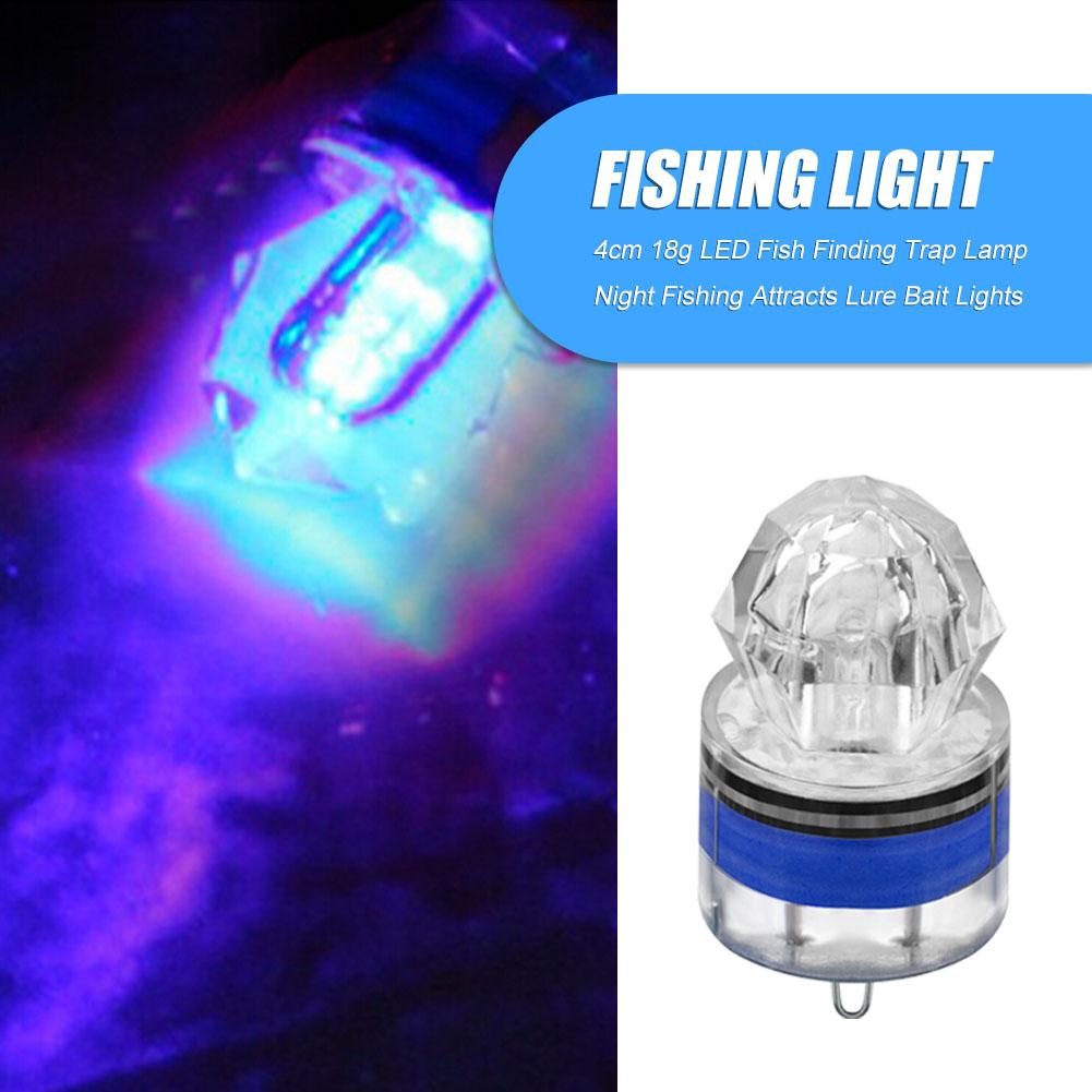 

LED Fish Finding Trap Lamp Night Fishing Attracts Lure Bait Lights (Blue), 501 Original