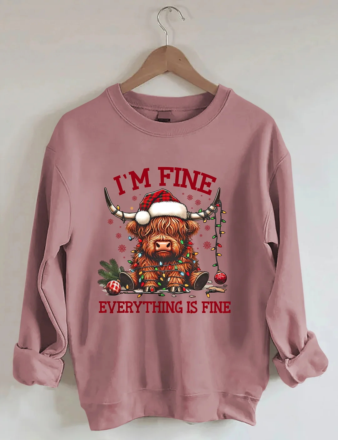 I'm Fine Everything Is Fine Sweatshirt