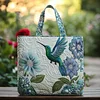 Hummingbird Song Quilted Tote  Bag🔥All items are shipped in a default size of 15x14 inches.