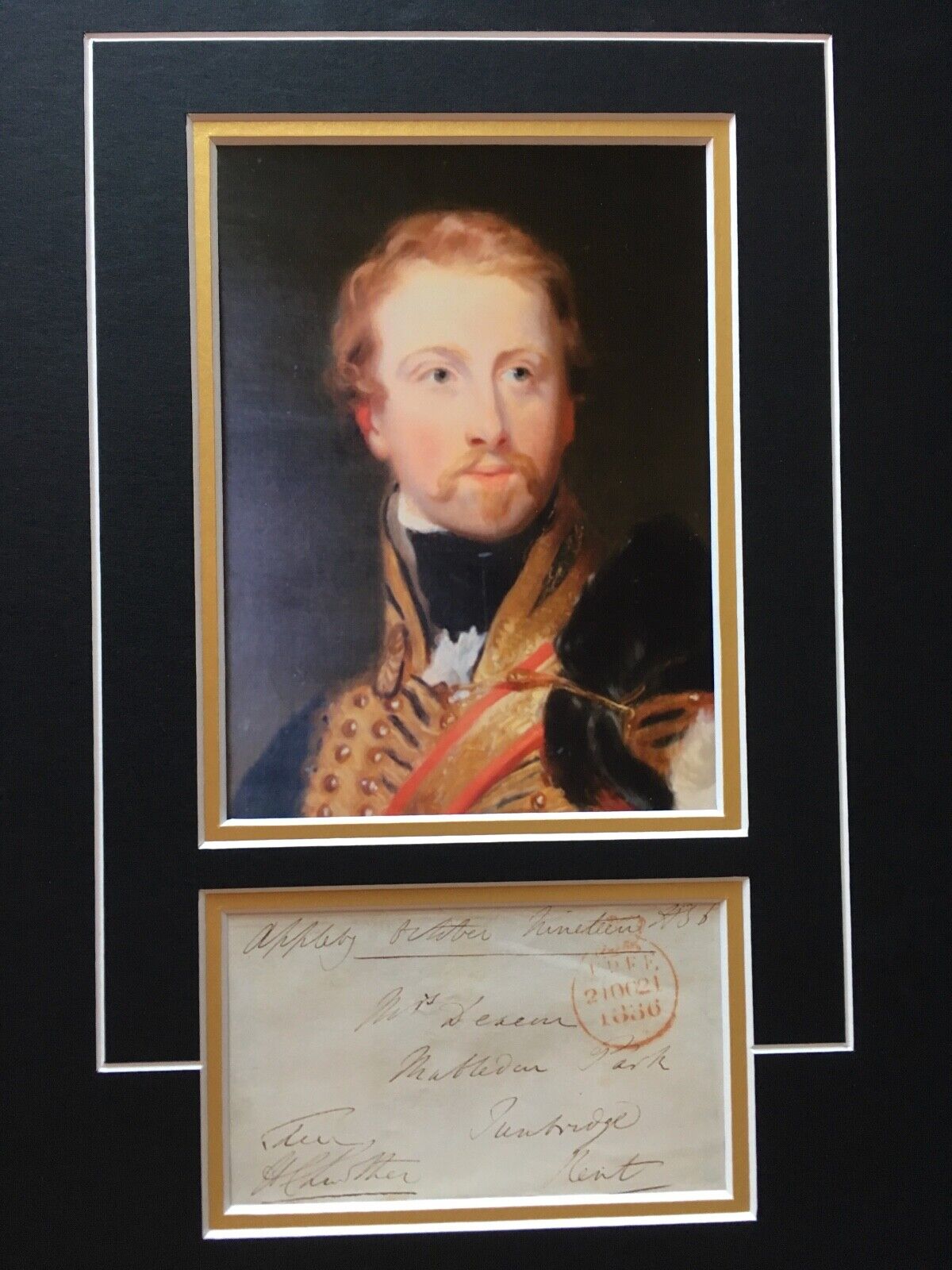 HENRY CECIL LOWTHER - ARMY OFFICER MP & CRICKETER - SUPERB SIGNED Photo Poster painting DISPLAY