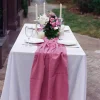 Plain Colors Cotton Event Resturant Napkins Table Runners Covers