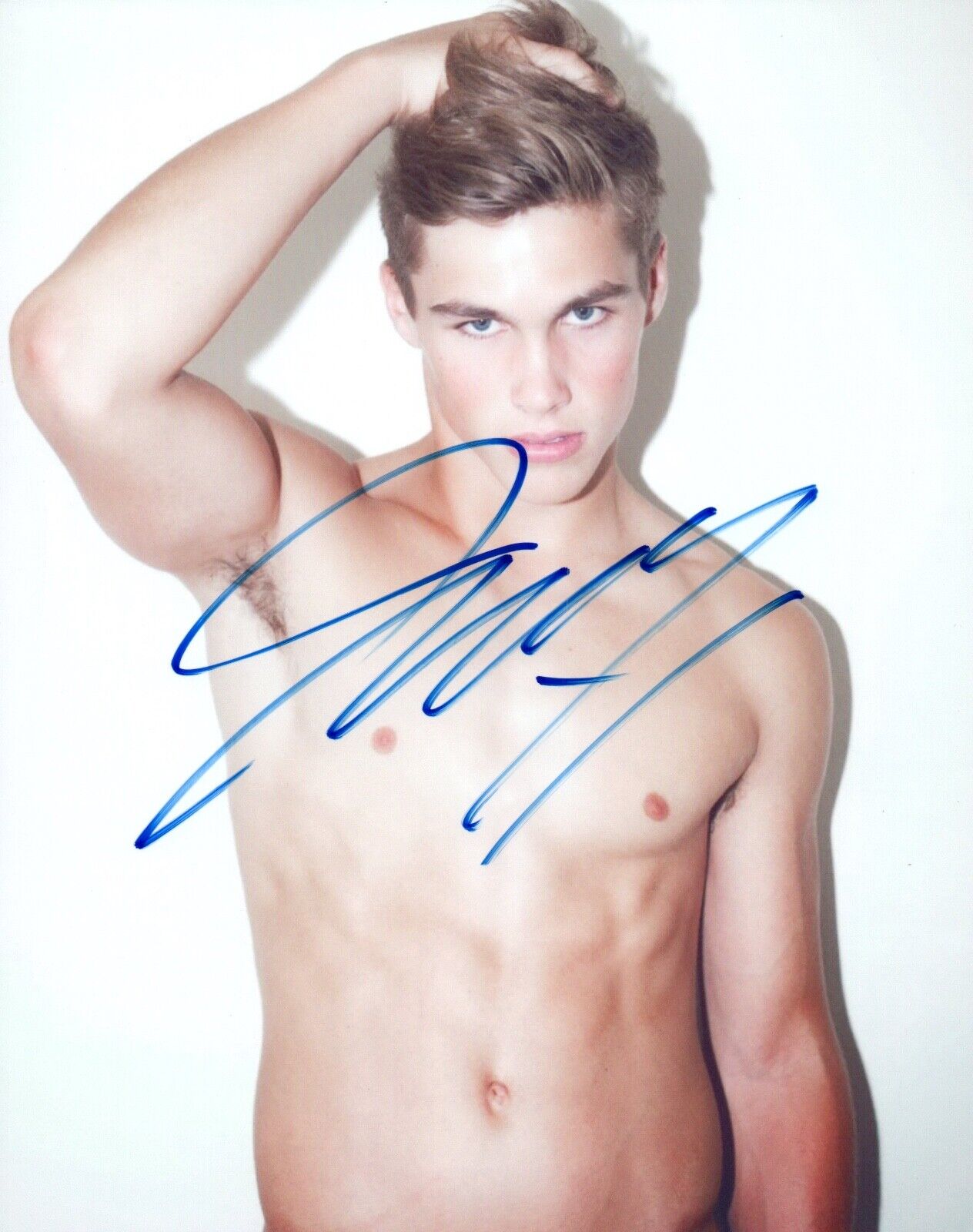 Jon Herrmann Signed Autographed 8x10 Photo Poster painting Hot Sexy Shirtless Male Model COA