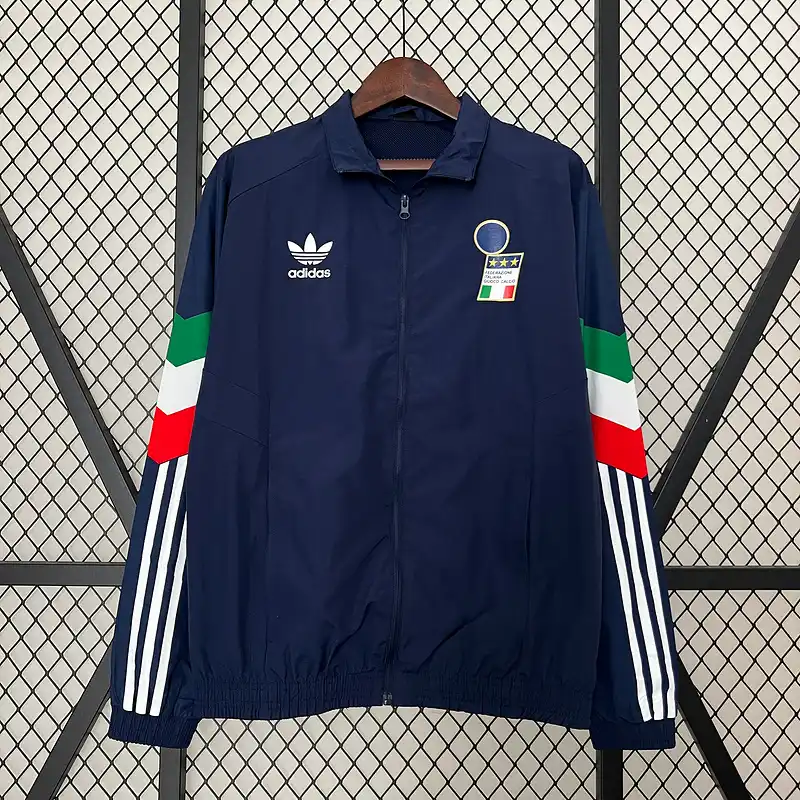 2024 Italy Dark blue windbreaker