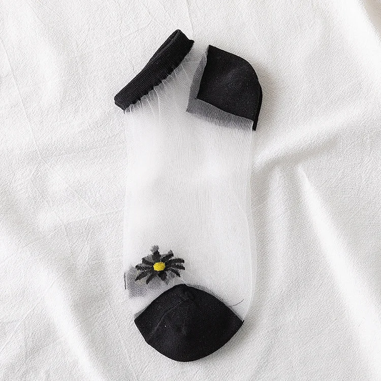 Summer Women’s Daisy Cool Breathable Mesh Socks