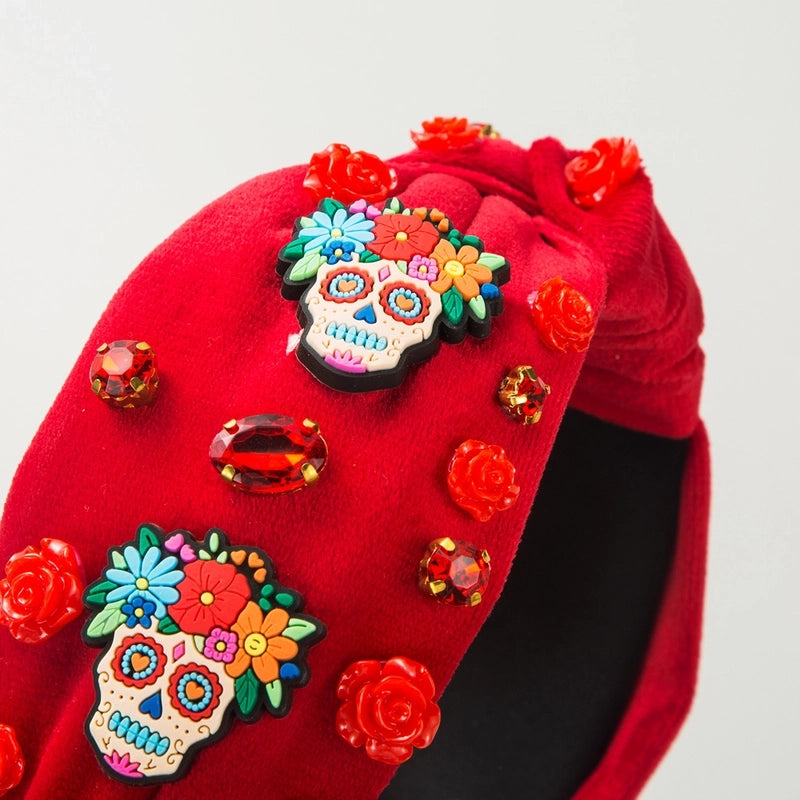 Halloween Hip-Hop Retro Funny Women’s Clown Diamond Hair Band