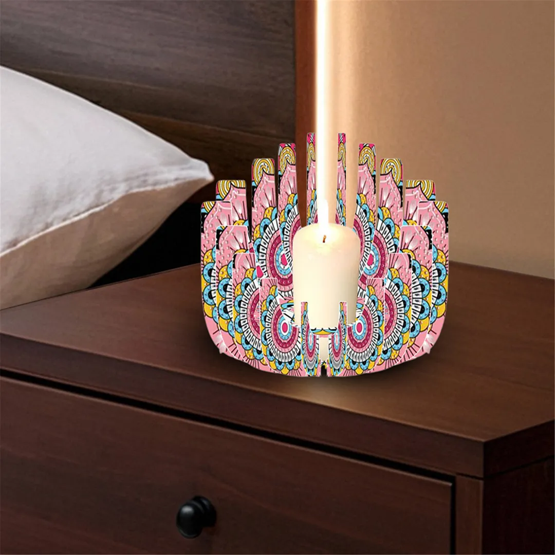 DIY Diamond Art Painting Kits of Candle Holder for Aromatherapy & Home Decor