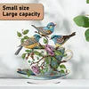 Teetasse Vogel 2d Flachdruck DIY Desktop Diamant Kunst Kits Schlafzimmer Tisch Dekorationen