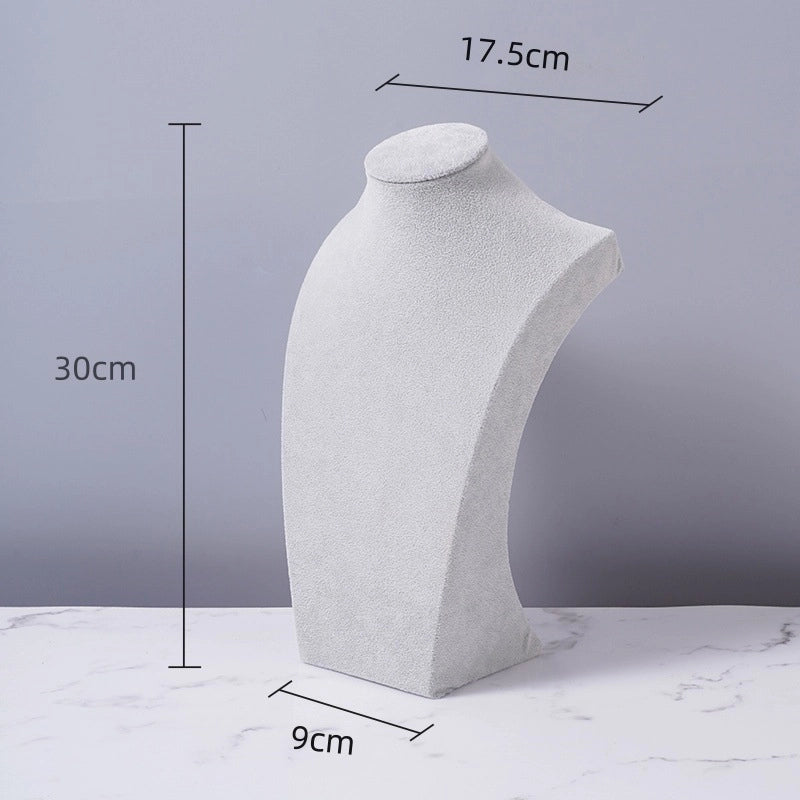 1 Piece Velvet Minimalist Solid Color Jewelry Display