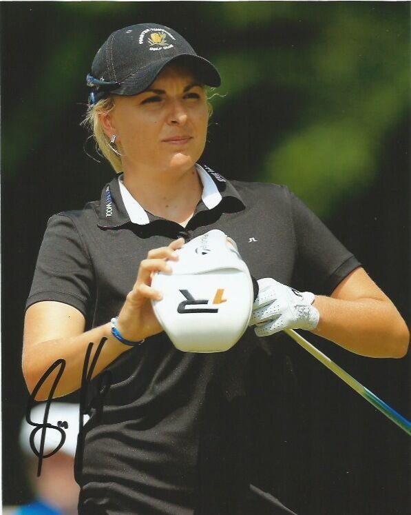 LPGA Sarah Kemp Autographed Signed 8x10 Photo Poster painting COA B