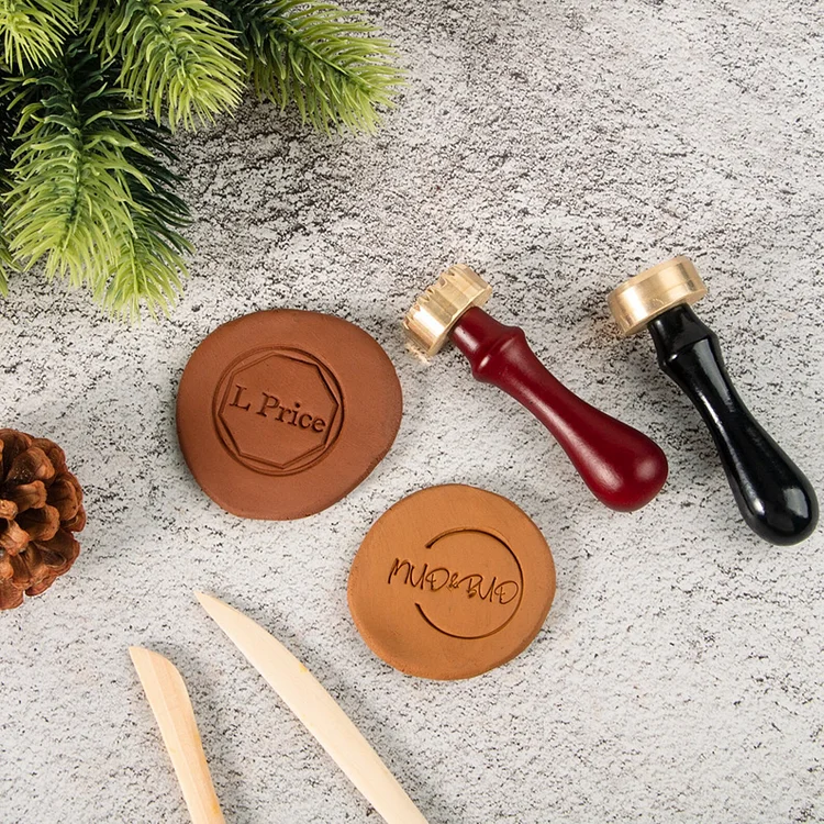 Custom Pottery Stamp for Clay Personalized Clay Stamp with Own Design Logo, Ceramic Letter Stamp for Clay, Create Unique Imprint, Potters Maker Lover Custom Christmas Gift