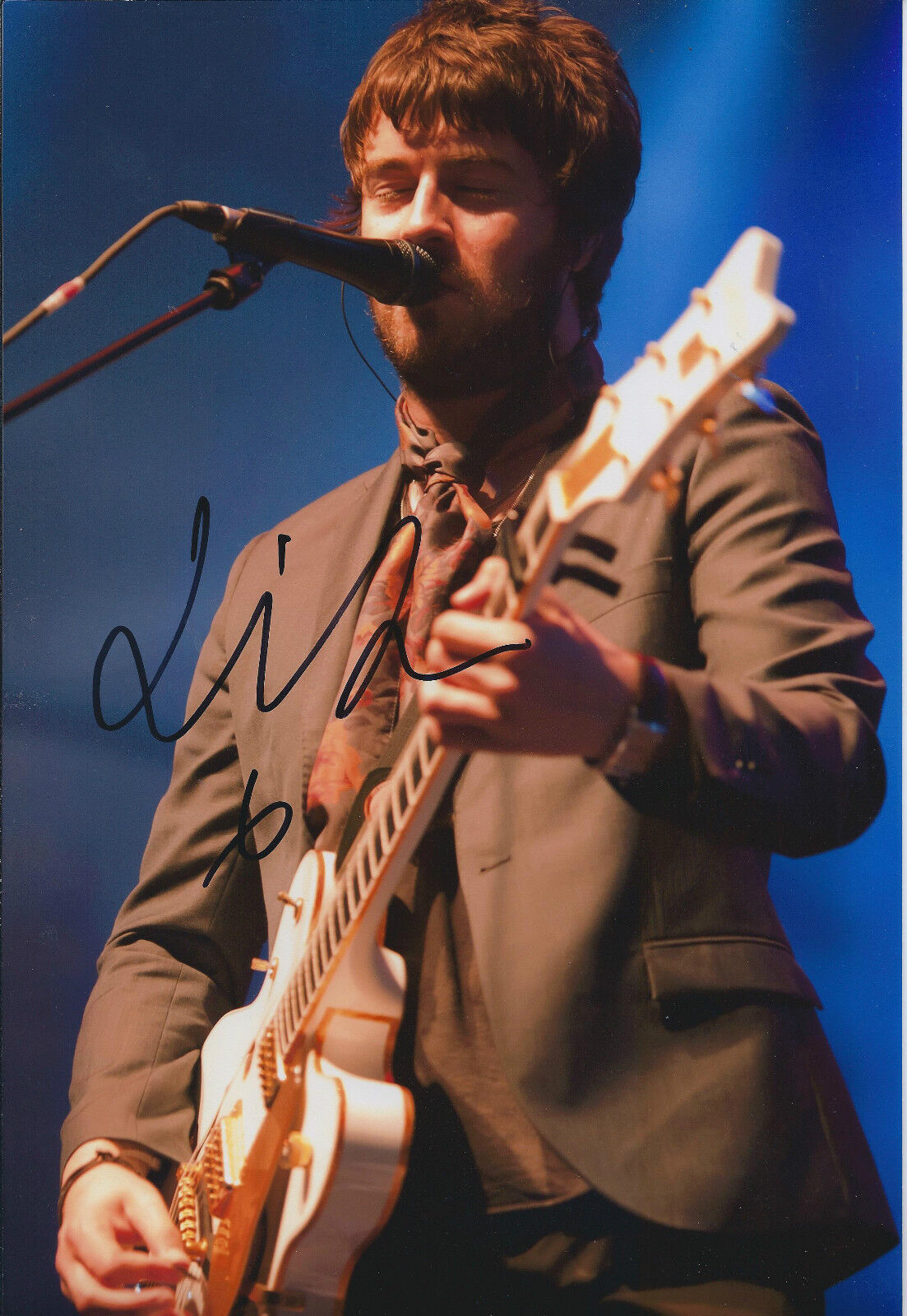 Liam FRAY COURTEENERS SIGNED Autograph 12x8 Photo Poster painting AFTAL COA Genuine