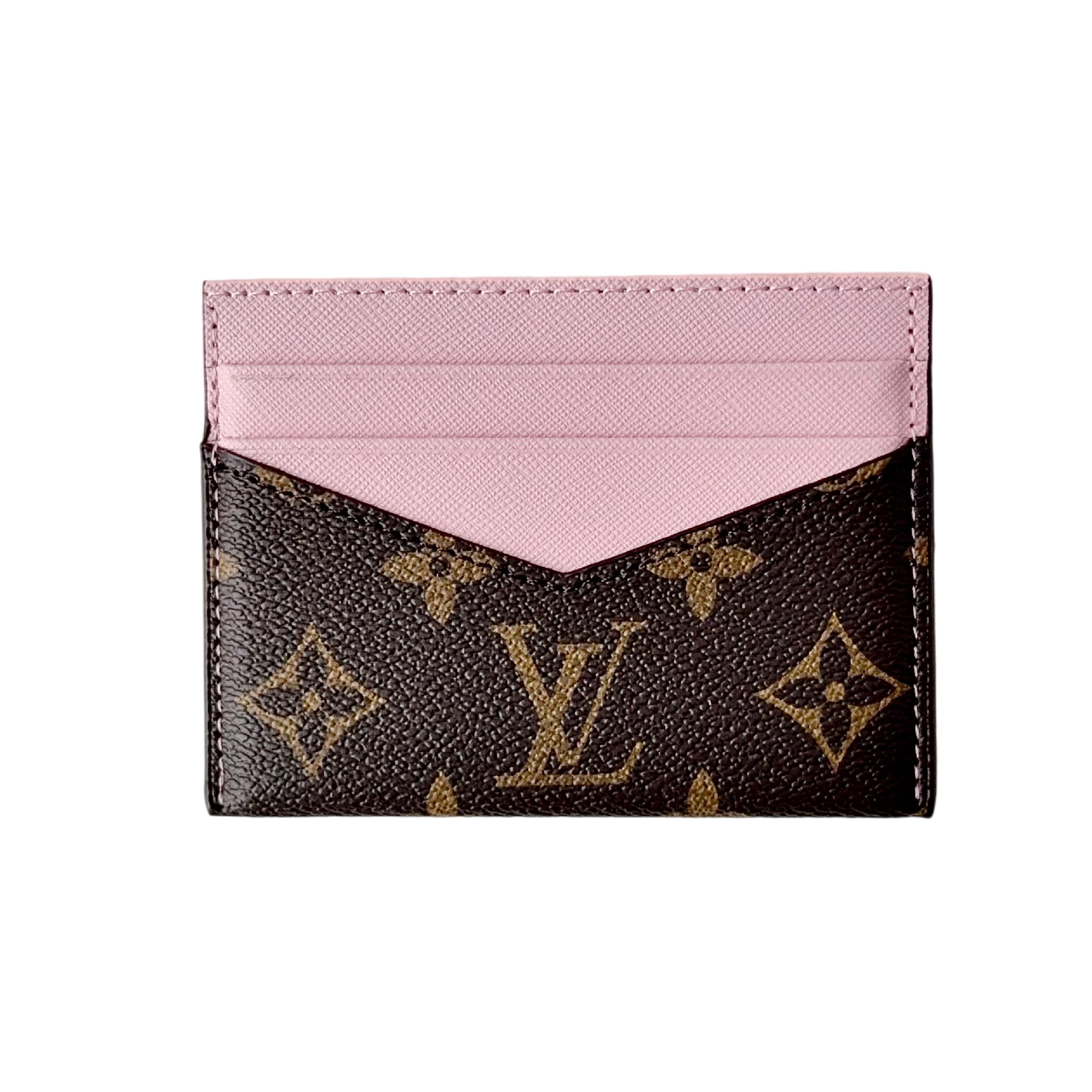 Louis Vuitton Monogram V-Shape Card Holder | Luxury Designer Slim Wallet for Your Daily OOTD