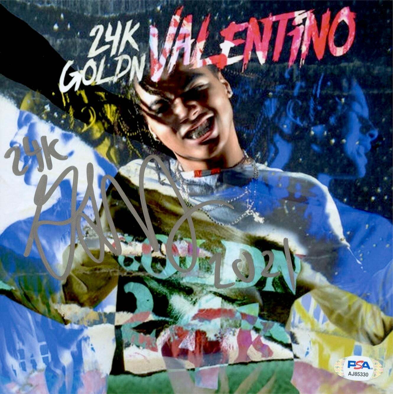 24kGoldn Signed Autographed 8x8 “Valentino” Photo Poster painting PSA/DNA Authenticated