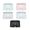 Ice Silk Sexy Seamless Ultra-Thin Full Transparent Boxer Shorts