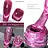 Bayuyun 6ML Aurora Cat Eye Gel Nail Polish Sparkling Glitter Magnetic Gel Varnis Semi Permanent Soak Off UV Gel Starry Cat Eye Gel