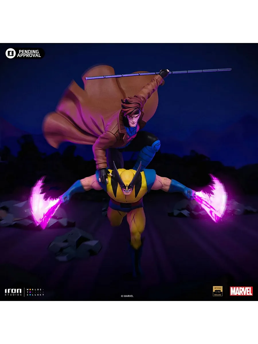 Iron Studios Marvel X-Men 97 1/10 Scale Gambit & Wolverine