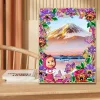 Diamond Painting Special Shape Floral Photo Frame -20*15