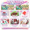 Dragonfly Sunflower Verse Special Shaped DIY Partial Drill Diamond Painting Kits 30x40cm