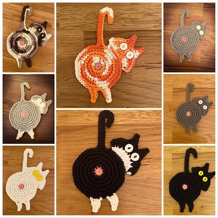 Handmade Cat Butt Coasters🔥BUY 3 GET 1 FREE