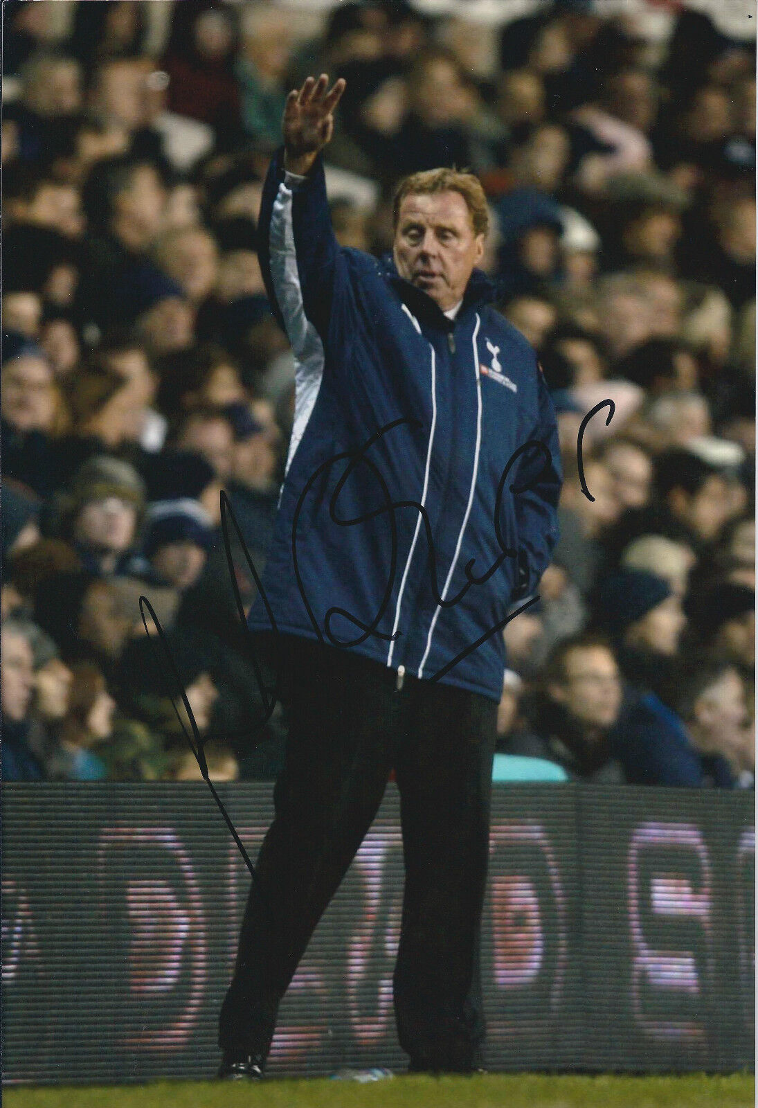 Harry REDKNAPP Signed 12x8 Photo Poster painting AFTAL COA Autograph QPR Manager Premier League