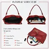 Damen Handtasche Leder Henkeltasche Top Griff Tasche Vintage Weiches Umh&auml;ngetasche Schultertasche f&uuml;r Frauen Arbeit Schule Shopper Reise