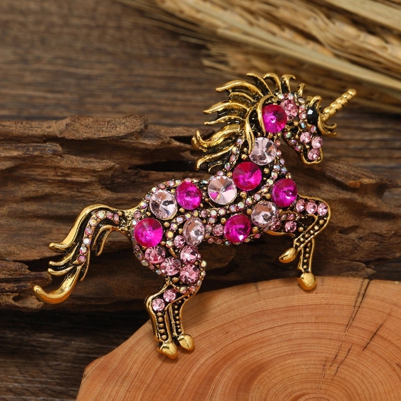 Cartoon Style Pin Alloy Inlay Artificial Gemstones Women’S Brooches