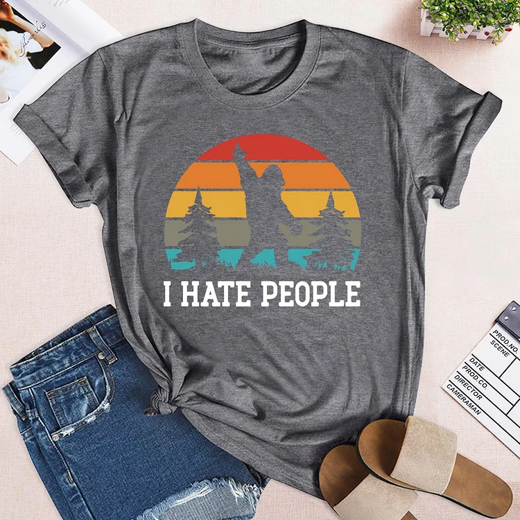 PSL I HATE PEOPLE FUNNY  T-Shirt Tee-04743