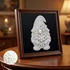 12Pcs DIY Pearl Painting Goblin for Home Wall Decor(15x15cm)