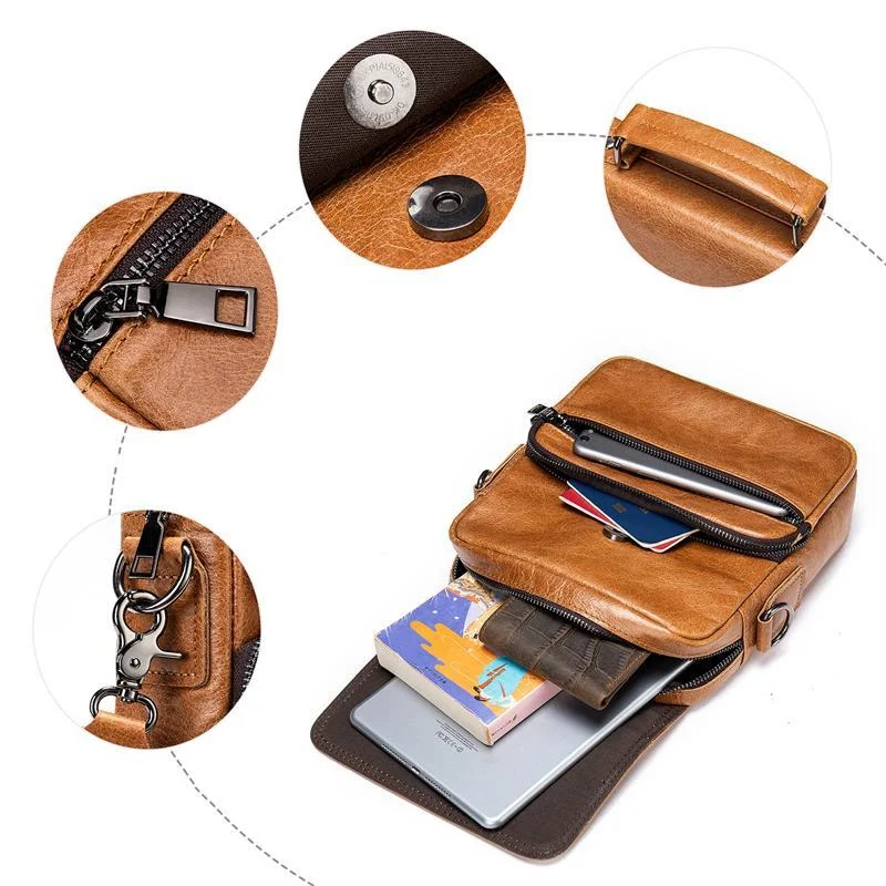 Soft Large-Capacity Solid Color Handbag Vintage Shoulder Bag