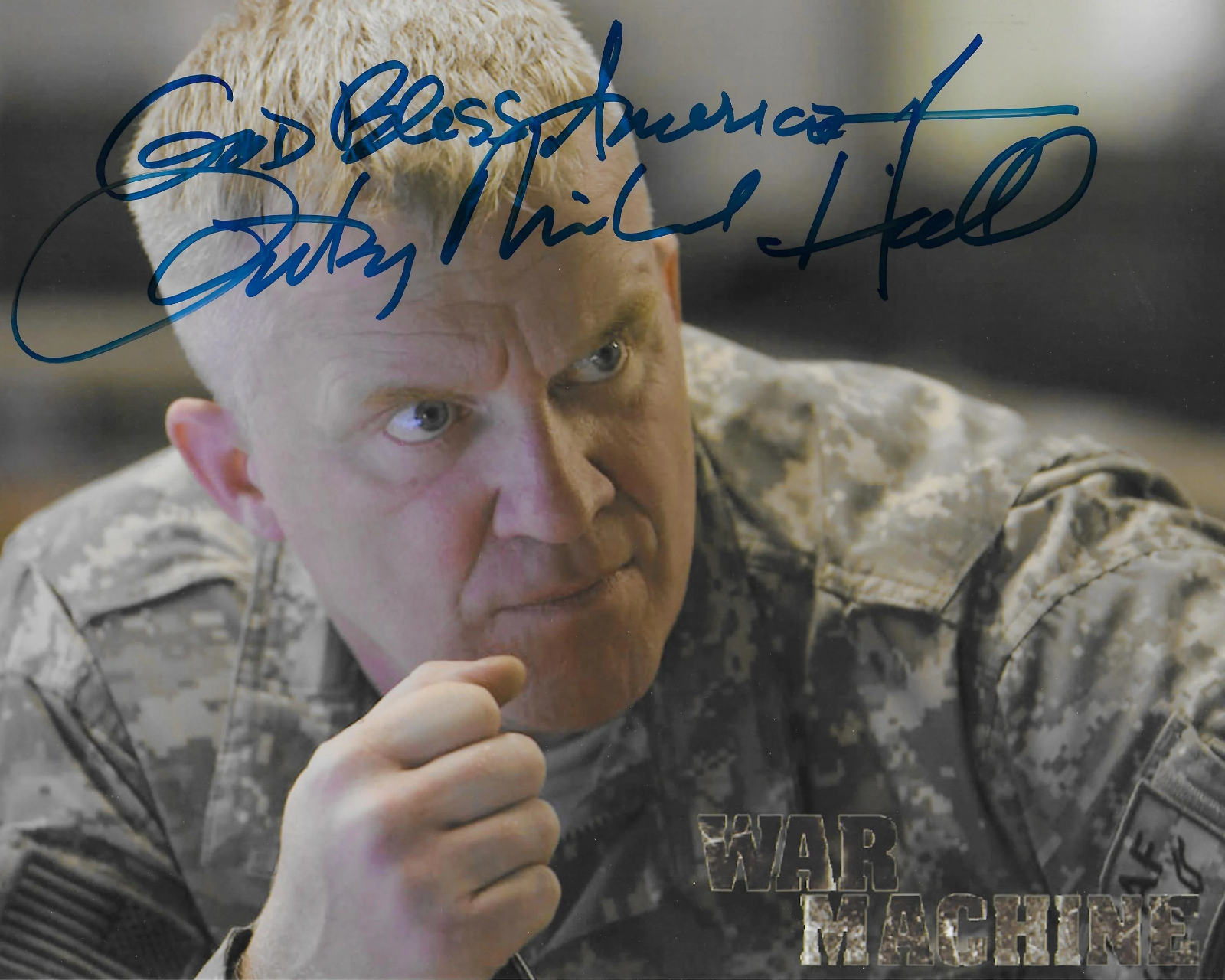 Anthony Michael Hall War Machine 8x10 Photo Poster painting signed @HollywoodShow