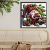 Grape Christmas Gnome - Round Drill Diamond Painting - 40*40CM