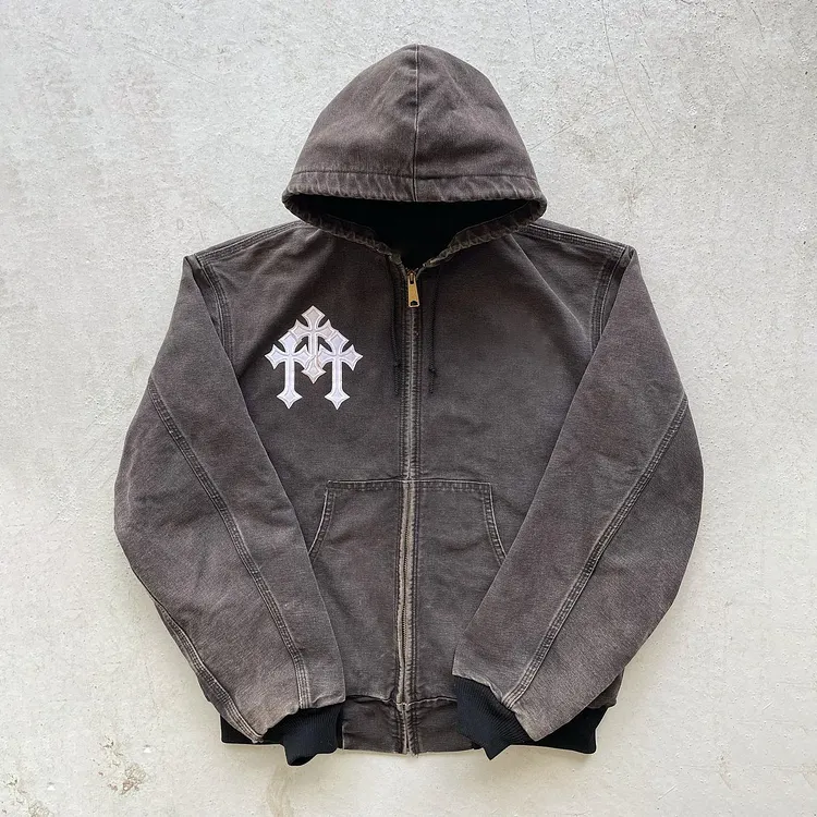 Crossover Zip Hoodie