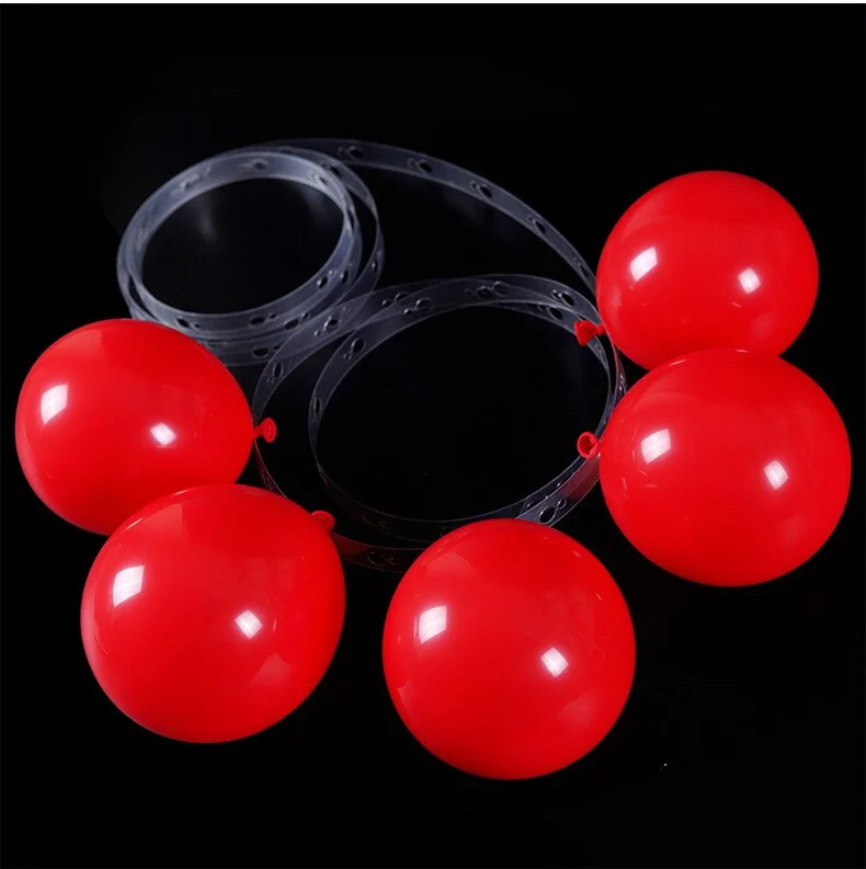 1 Roll 5M Balloon Chain PVC Rubber Ballons Accessories Wedding Party Birthday Backdrop Balloon Chain Arch Happy Birthday Decor