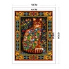 (US Only)Cat Printed Cross Stitch Kit 50x67cm DIY 11CT Thread Art Needlework Home Decor
