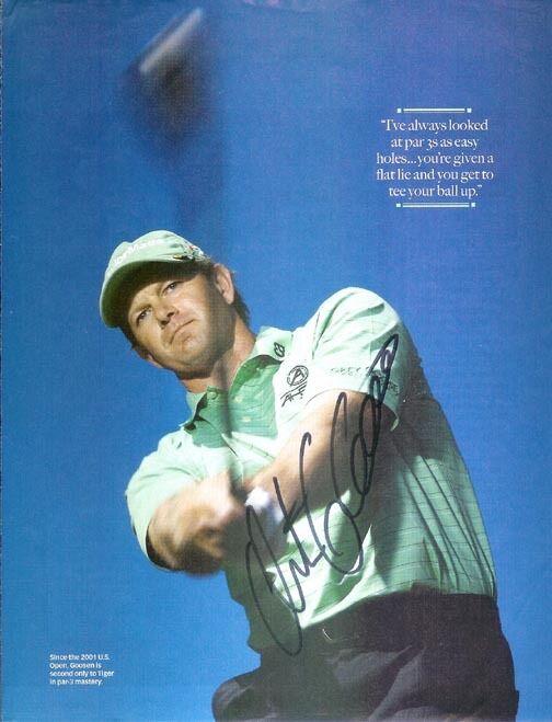 *RETIEF GOOSEN*SIGNED*AUTOGRAPHED*PICTURE*PGA TOUR*GOLF*COA*