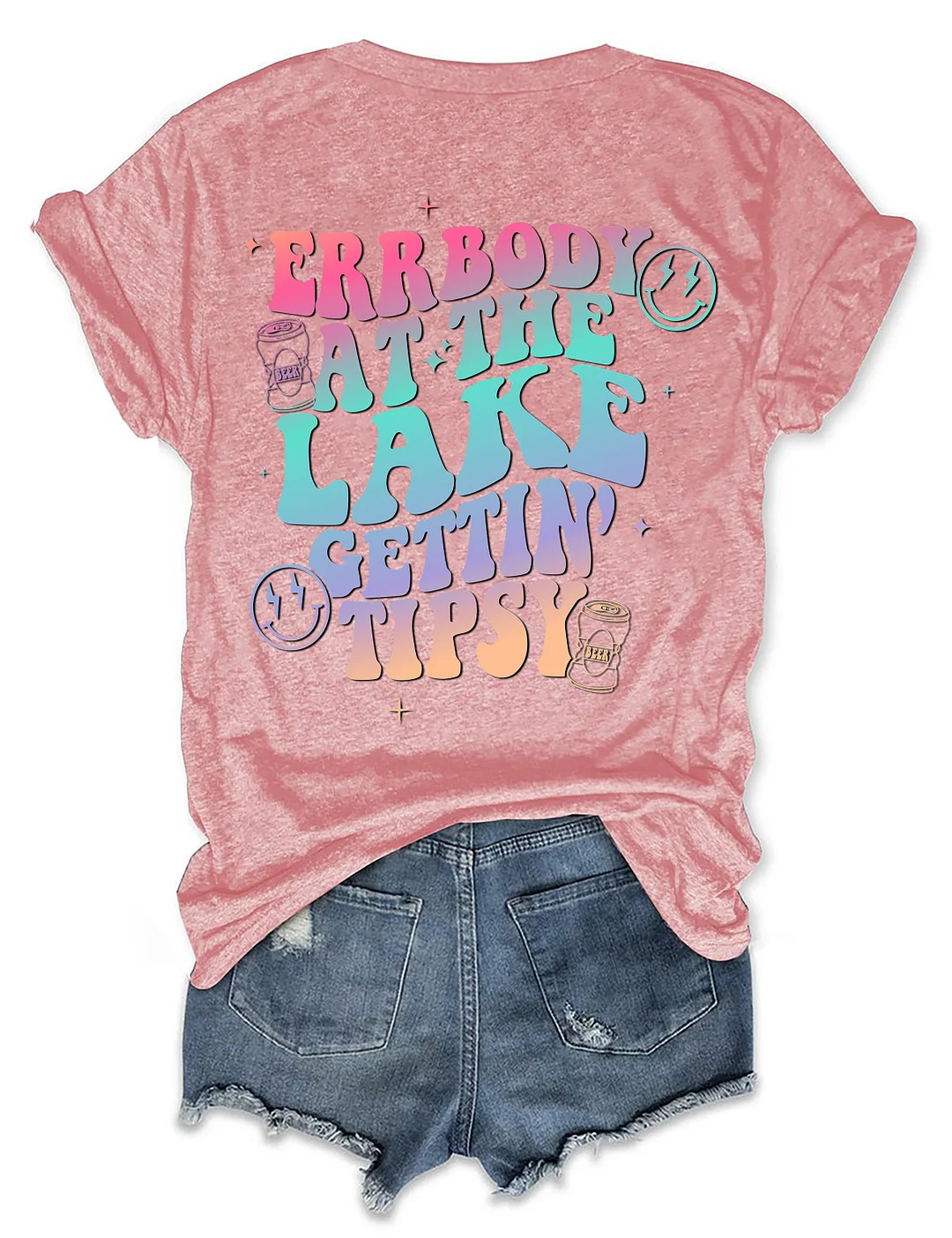 Errbody At The Lake Gettin Tipsy T-shirt